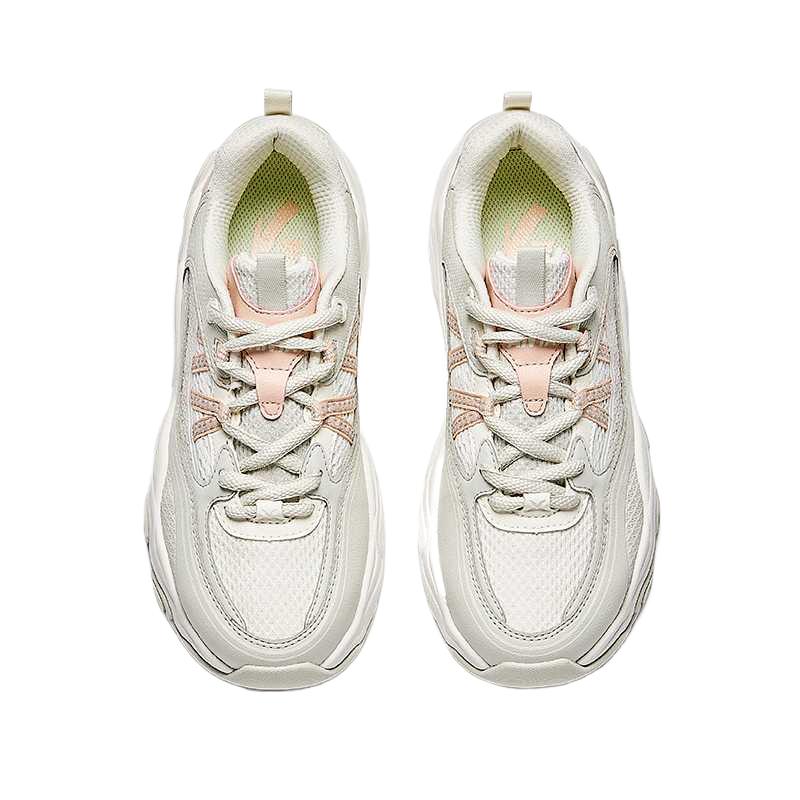 Anta Meteor 4 Chaussures Décontractées Basses Confortables Simples Durables Absorption des Chocs Baskets pour Femmes 122548880-2