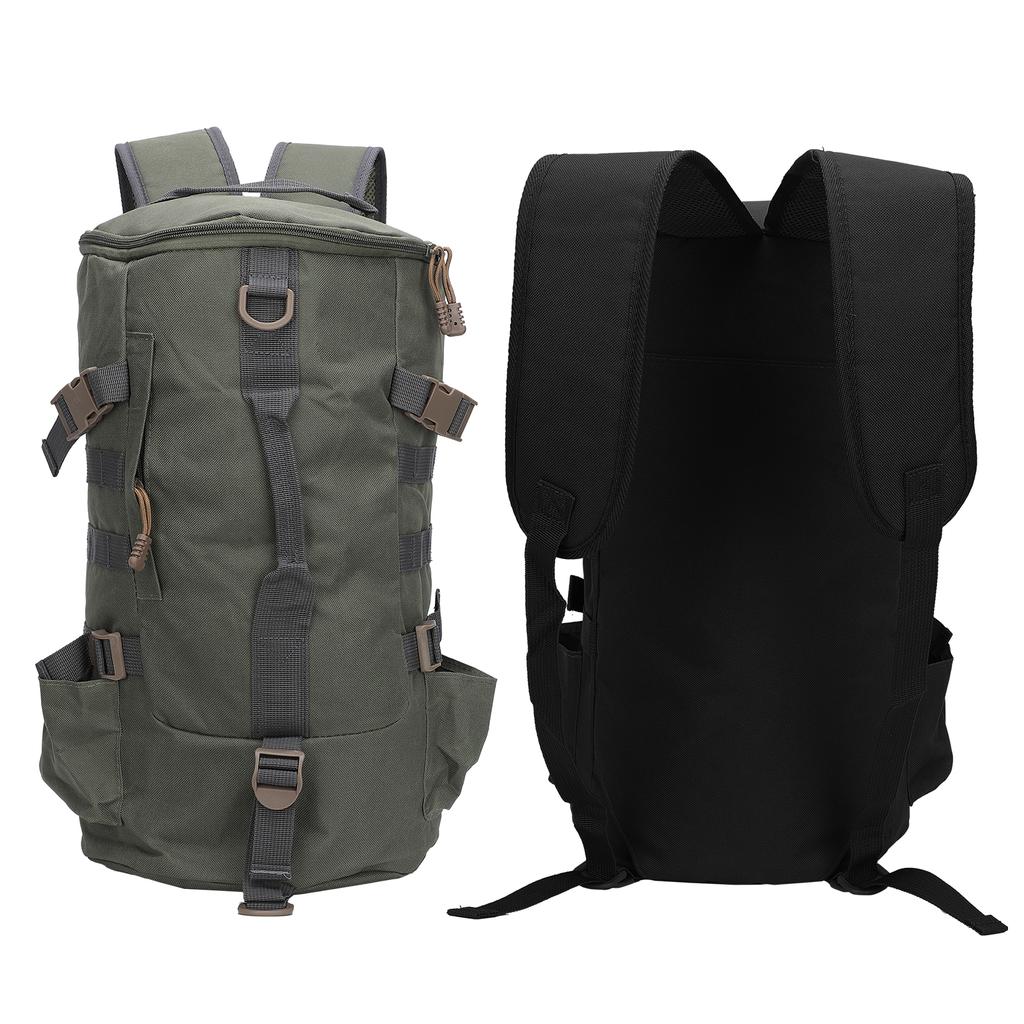 Angelzubehör Rucksack Große Kapazität Tragbare Zylindrische Angelrutentasche mit Rutenhalter