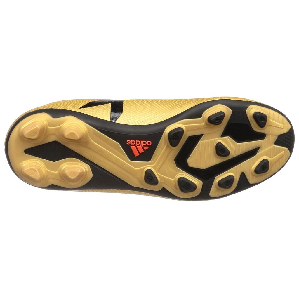 Adidas X 17.4 Comfortable Versatile Non-Slip Durable Soccer Shoes Men Soccer Shoes Black Gold CP9013