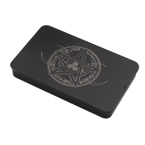 Tarot Card Case | Iron Tarot Deck Storage Holder | Lightweight, Portable Organizer for Teens, Adults, and Athletes