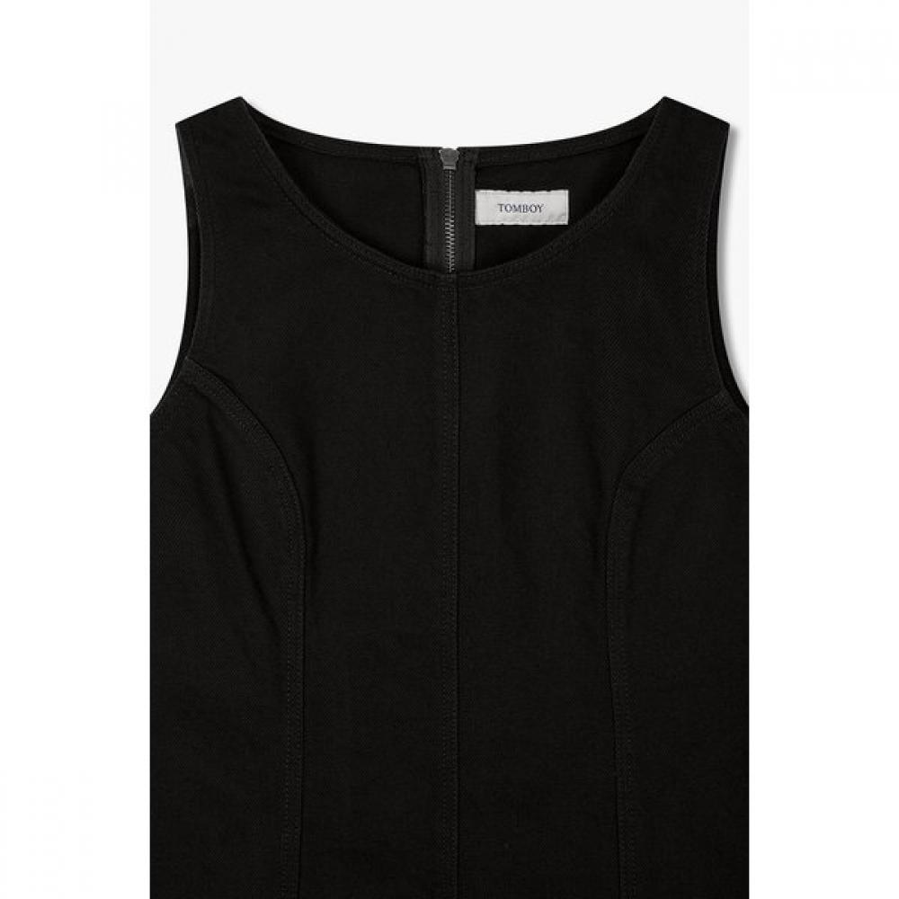 Studio Tomboy Denim Slim Sleeveless Dress 9106241203ar 