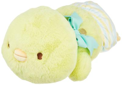 San-X Sumikko Gurashi Polar Bear Craftsmanship Brand Sleeping Hug Penguin 34x15x20cm Made of Smooth Boa with Marshmallow Polyester Cotton MY98601