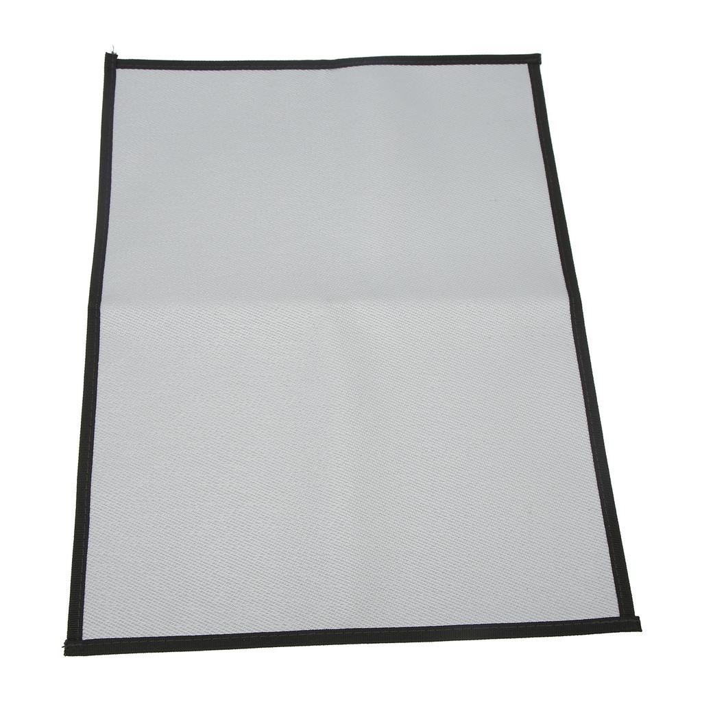 Fireproof Pad High Temperature Resistant Double Sided Silicone Coated Glass Fiber Fire Pit Mat for