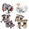4 Pièces Chaussures pour Chien Imperméables Chiot Petits Chiens Moyens Chat Chiot Chaussettes Chaudes Neige Antidérapantes Bottes Chaussures de Pluie pour Animaux Yorkie Baskets