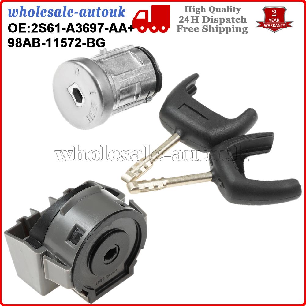 Ignition Switch Lock Barrel Set For FORD Transit Focus Mondeo Fiesta 2002--2008