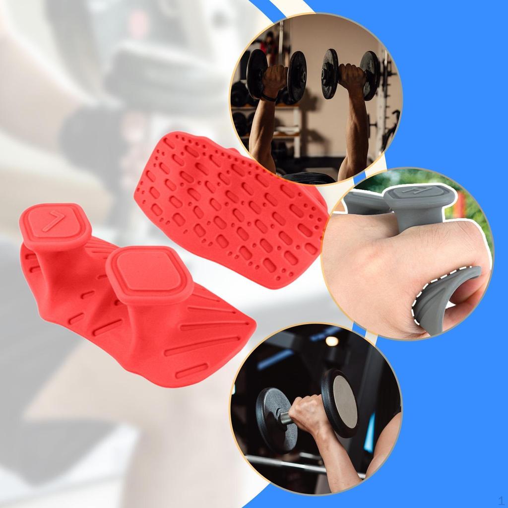 2 kusy Gripy pro vzpírání Podložky na činku Ochrana rukou Tělocvična pro cvičení