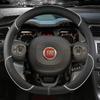 Mikrofiber Deri Araba direksiyon kılıfı Fiat Panda 2013 2015 2017 2022 Oto Aksesuarları