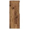 LED Sideboard in Brown 60 x 37 x 100 cm engineered wood