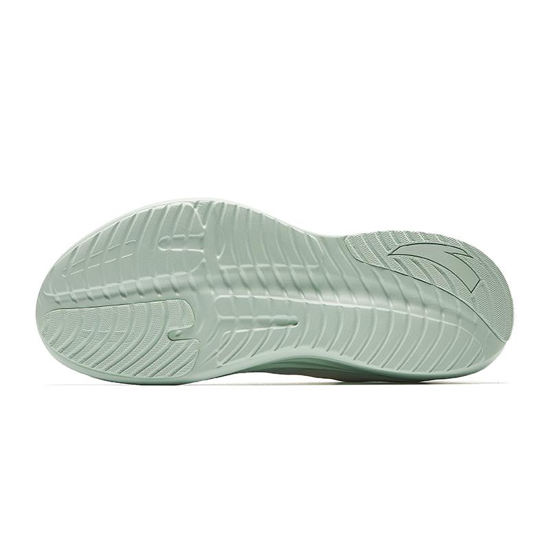 Anta Wind Speed Versatile Simple Shock Absorption Rebound Lightweight Low Top Training Racing Running Shoes Women sneaker White Green 922535561-2
