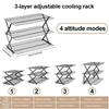 Wire Grid Baking Cooling Tray Stainless Steel Grid Holder High Quality Barbecue Shelf  Cake Cooling