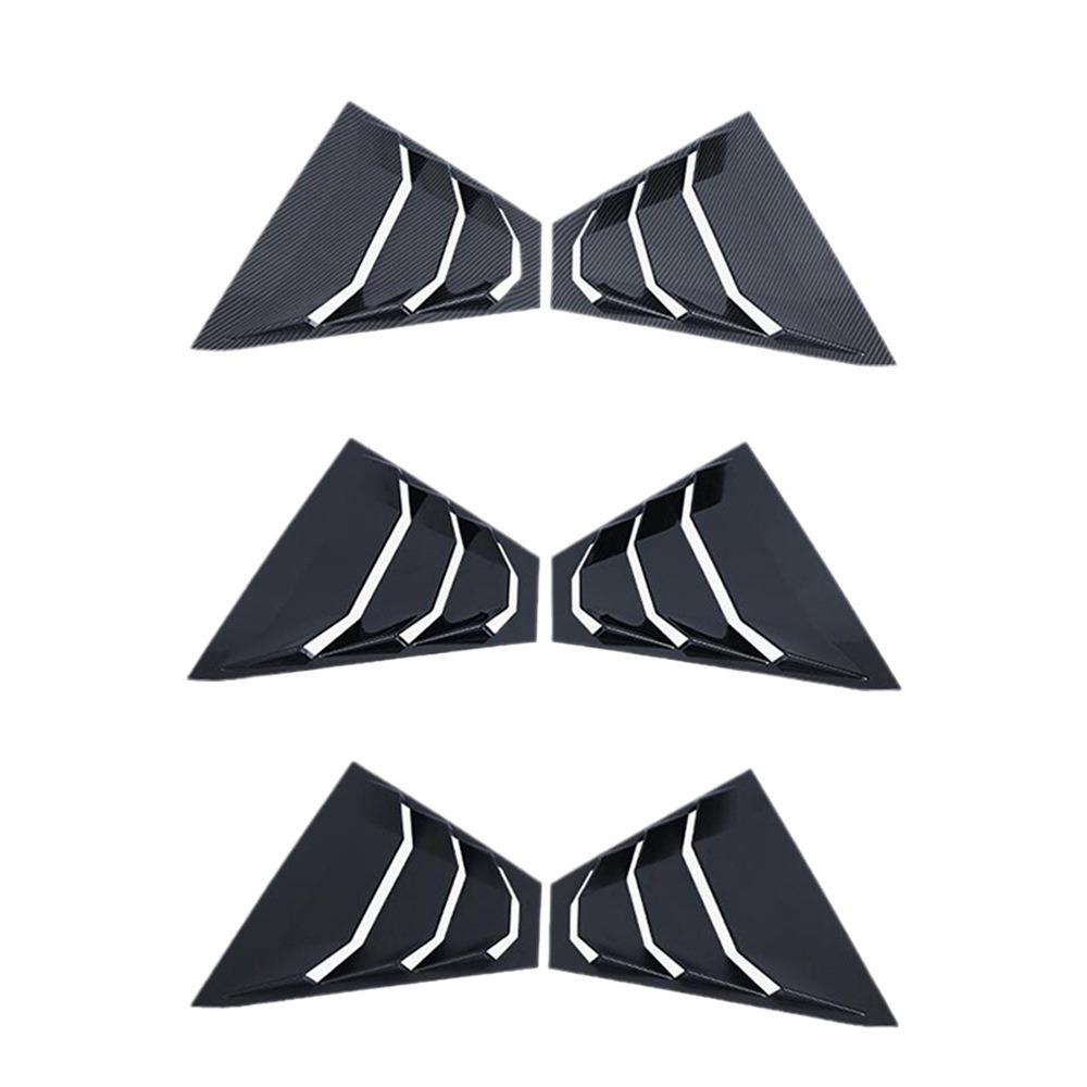 Carbon Fiber Rear Side Triangle Window Louvers for 2019-2021 Nissan Sylphy Teana