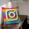 Pillow Gift Home Office Decoration Bedroom Sofa Car Cushion Cover case x Logo Instagram fun