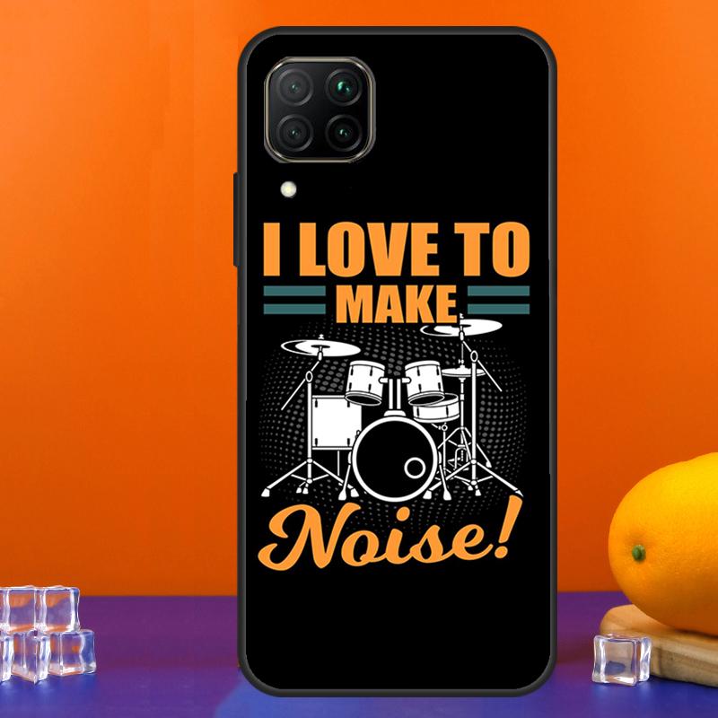 Drum Drummer Music DJ For Huawei Nova 7i 8i 11i 12i 12s 9 10 SE Y91 Y90 Y60 Y70 Y72 Y61 P30 P40 Lite P60 Pro Case