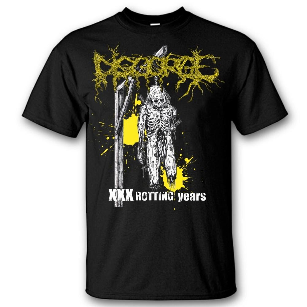 Rotting Year DISGORGE Band Shirt Black Unisex S-2345XL 1K0006 Unisex T-Shirt