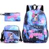 Spielwaren Aphmau Schultasche Cartoon Rucksack Federmäppchen Umhängetasche Dreiteiliges Set
