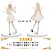 Halloween Angel Costume Women With Wings Cosplay Outfit Devil Witch Role Play Dress