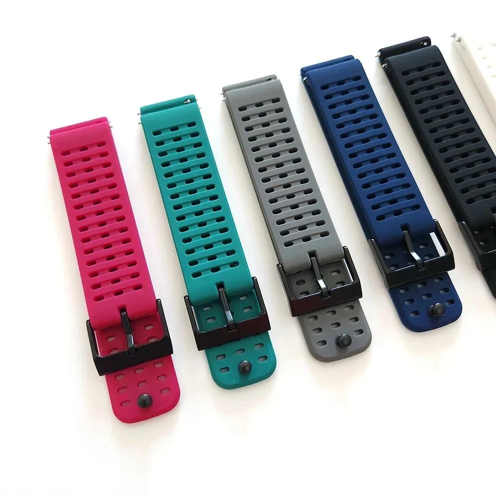 22mm Strap For Suunto RACE S / Ocean / Vertical Silicone Wristband For Suunto 5 9 Peak Pro Replacement Watch Band Bracelet