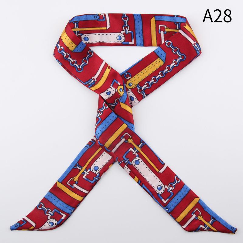 Silk Scarves Versatile Tied Bags, Long Strips, Small Silk Scarves, Bows, Headbands, Streamers, Gift Boxes, Gift Straps.