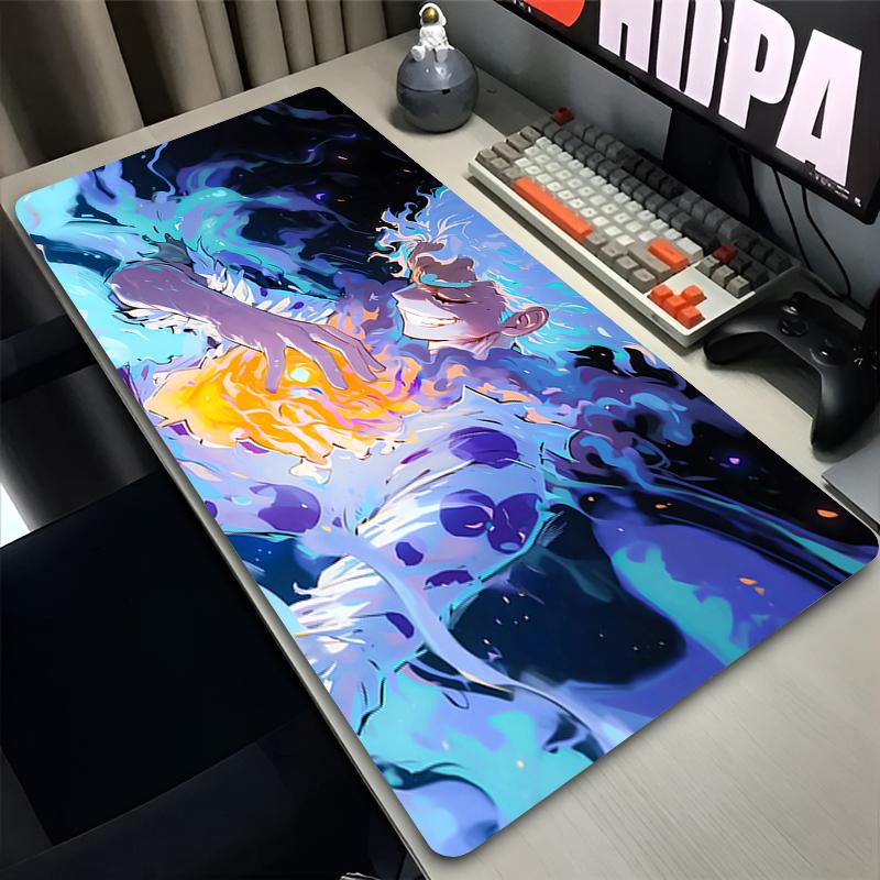 Hot Anime Mouse Pad Cool Gamer Carpet Gaming Accessories Varmilo Keyboard Pad One Piece Luffy Rubber Mousepad Computer Desk Mat