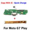 Getestet für Moto G6 G7 G8 G9 Play Plus Power G11 G111 USB Stromladeplatine Steckeranschluss Anschlussanschluss Dock mit Mainboard Flexkabel