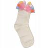 Girls' Socks Bow YO! ECRU Cotton 27/30 Ł010Ę