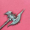 Metal Shadowmourne Katana Axe Sword Anime World Warcraft Ninja Knife Blade Real Size Japanese Samurai Sabre Toy 7inch of Kid Friendly Entertaining Fun
