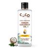 COCO CRUSH Cold Pressed Coconut Oil for Hair and Skin | 100% Pure Virgin Oil | Moisturizing and Nourishing | Natural After Bath Care (200 Ml)