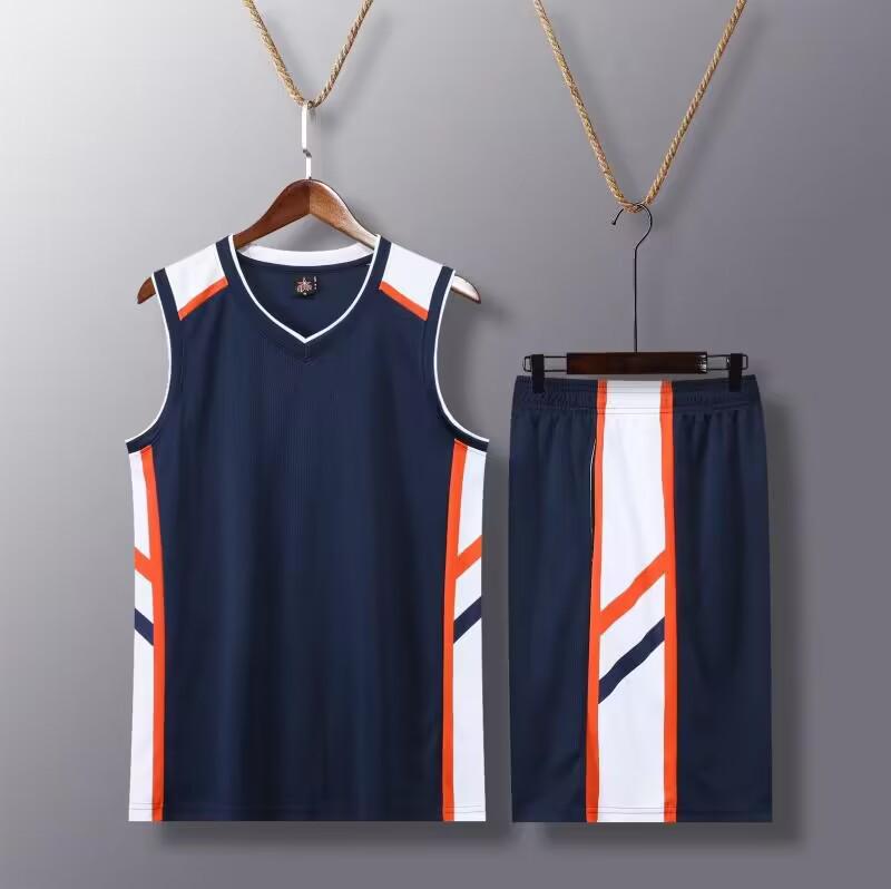 Men's Ultra-Fast Drying Basketball Jersey with Custom Numbers - Student Team Uniform Set