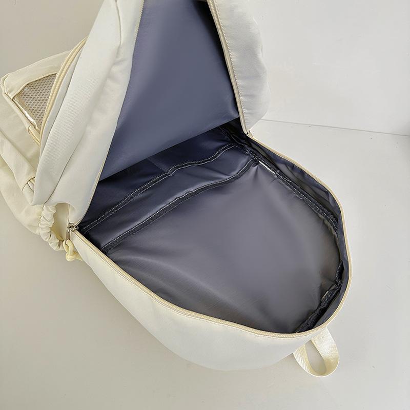 Schoolbag Japanese Cute Soft Girl Transparent Pain Bag Large Capacity Versatile College Style Girl Student Schoolbag Korean Version Backpack