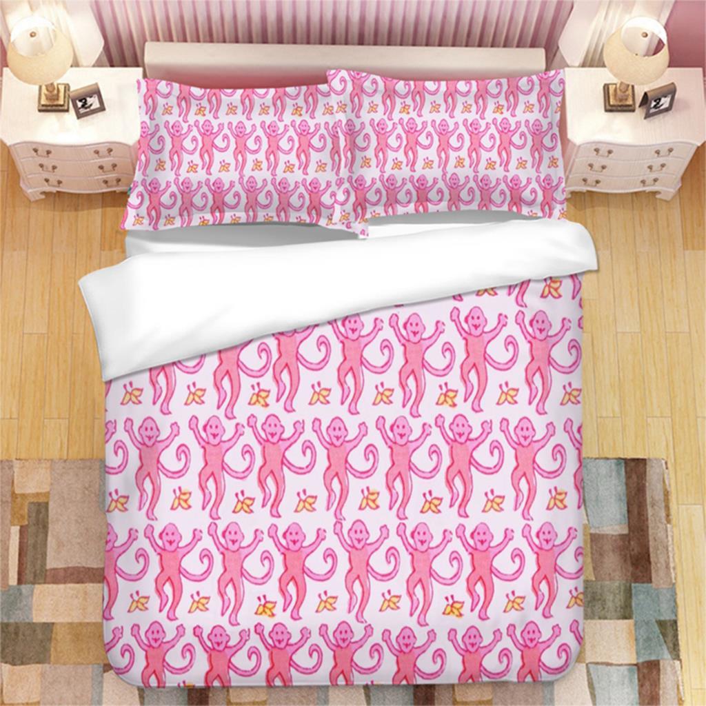 

Comforter Pink Roller Rabbit 3D Printed Bedding Set S S Comforter Bedding Set Bedclothes Comforter (quilt)-EU Single(135*200cm)3pcs