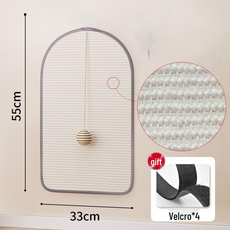 Cat Scratch-Resistant Wall Sticker and Sofa Protector Includes 4 adhesive magic tapes