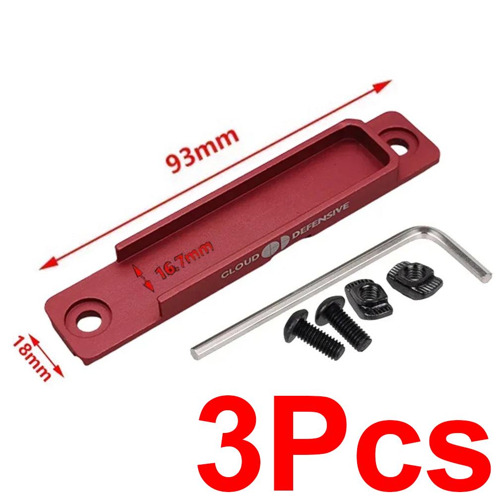 Tactical Metal Slot Flashlight Mount Base for MLOK System Hunting Shooting CS Game Accessories M300/M600 SF Port DBAL-A2 Switch2