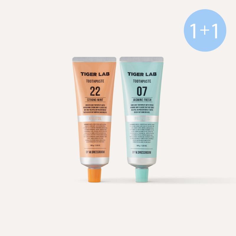 [1+1] Tiger Lab Toothpaste 100g Goochae + Isome Toothpaste