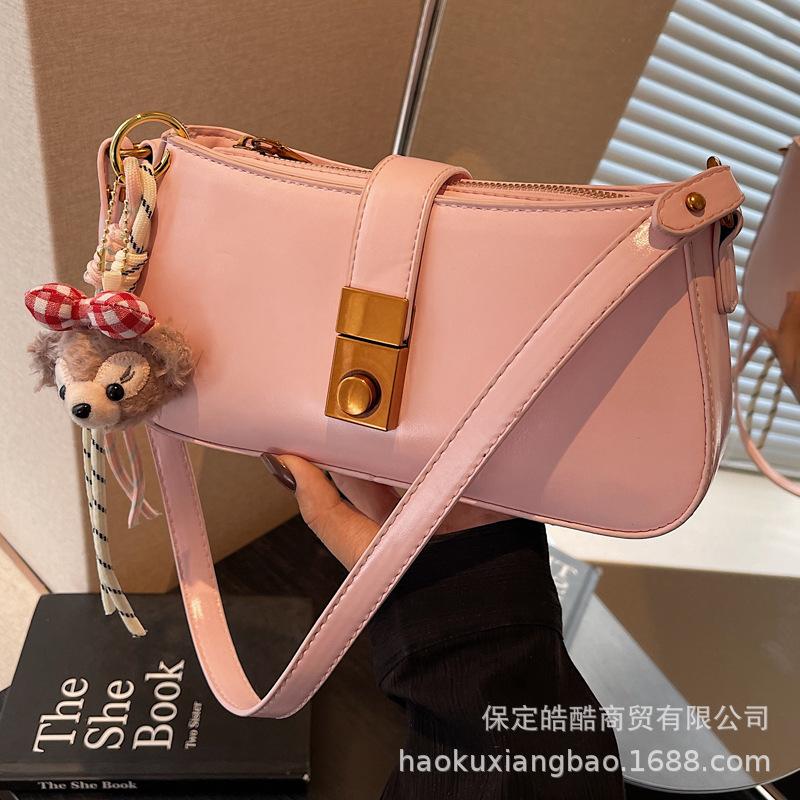 Underarm Bag Women's 2025 New Spring Popular Fashion High-end Casual Versatile Single Shoulder Crossbody Small Square Bag