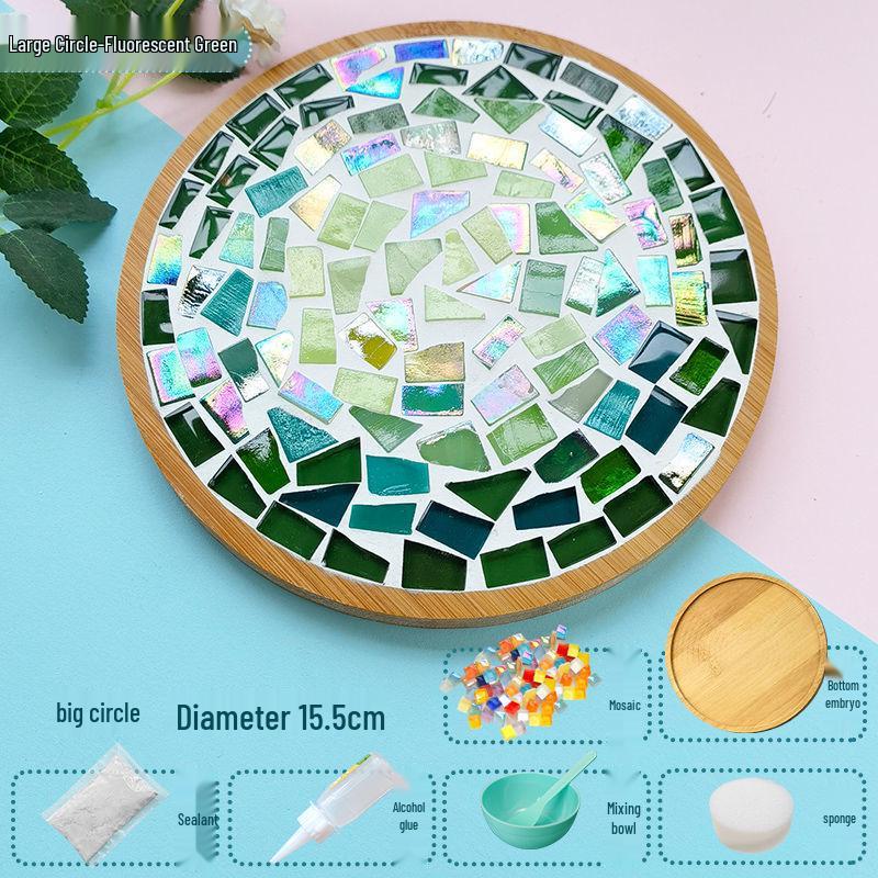 Handmade Mosaic Coaster DIY Kit for Students – Perfect for Mother's Day & Kindergarten Activities