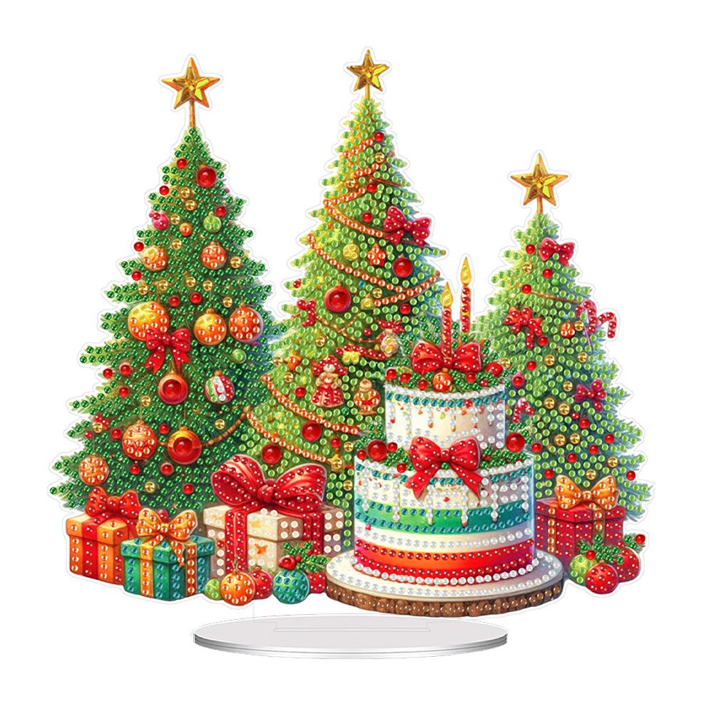 Acrylic Special Shape Christmas Nutcracker Desktop Diamond Art Kits 5D DIY Diamond Art Tabletop Decorations Bedroom Table Decor