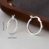 High-quality Stainless Steel Hypoallergenic Hoop Earrings, Comfortable and Versatile, Simple and Elegant, Fashionable Women's Earrings