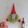 Long Hat Glowing Gnome Wreath Artificial Branches Faceless Doll Hanging Ornament  Bar