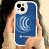 A-Airbus Logo Phone Case For IPhone 16 15 14 13 12 11 Pro Max Plus Shockproof Leather Cover