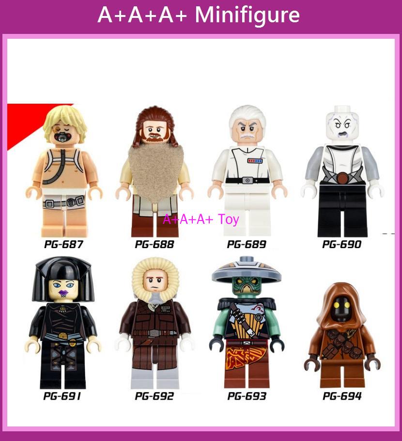 Minifigures Pg8037 Star Wars Luke Quegang Clementis Building Blocks Toys