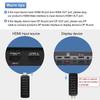 HD2 HDMI 2.0b to DisplayPort 1.4 Adapter 4K 60Hz/HDCP 2.3 Converter for Video Streaming/Gaming