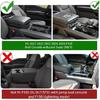 For -24 2025 Ford F150 Pickup Center Console Organizer Armrest Storage Box