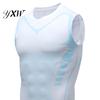 Men Compression Undershirt Shirt Athletic Sleeveless Tank Top Body Shaping Breathable Moisture-Wicking Gym for Fitness Blood Circulation