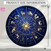 Metal Wall Poster Retro Zodiac Aluminum 20x20 Cm Garage Decoration