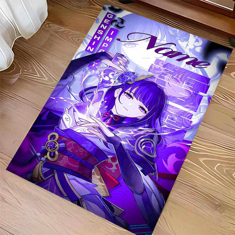 Custom personalization Genshin Impact Balzebub Print Area Rug - Soft, Washable Non-Slip Indoor Mat,Living Room,Home&Office Decorative Rug