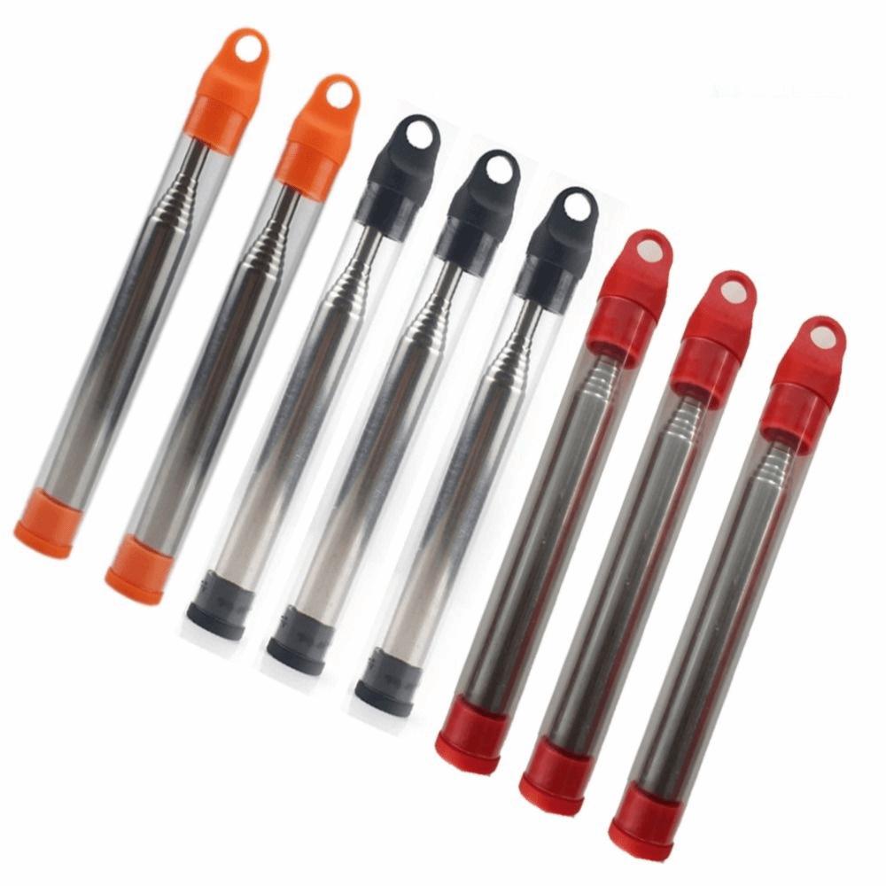 Stainless Steel Fire Blowing Tube Windproof Fire-making Tool Practical Pocket Bellow  Picnic