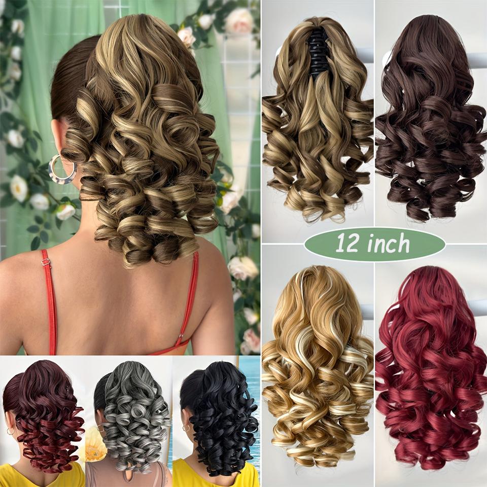 Women Heat Resistant Synthetic Clip In Ponytail Hair Extensions For Daily Wear And Parties