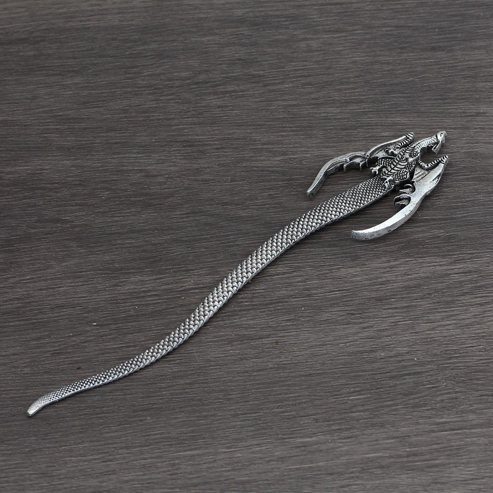 Retro Viking Women's Hair Stick Retro Norse Mythical Dragon Hair Needles Medieval Hairstyles Witch Headwear Hair Accessories