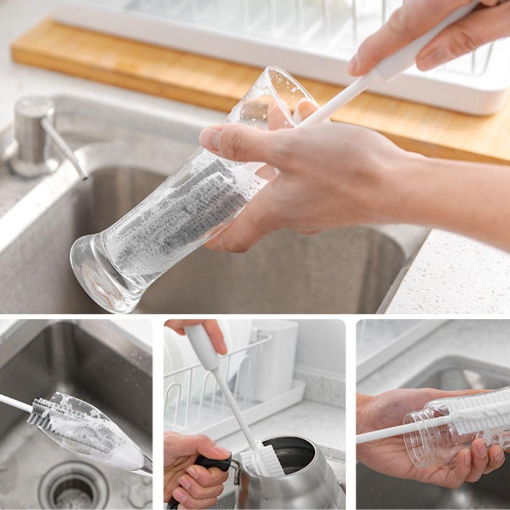

Cleaning Tools Cup Cleaning Brush Silicone Bottle Brush Portable Cup Mouth Brush Kitchen