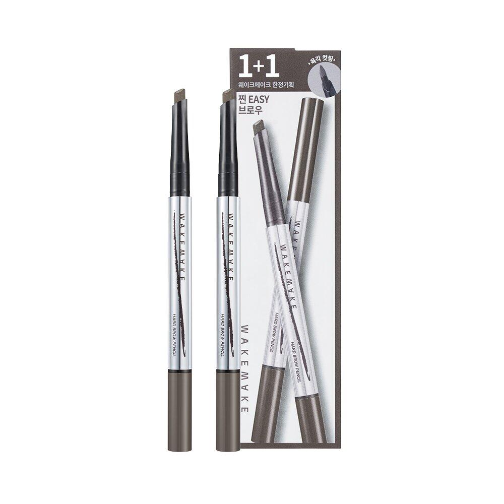 WAKEMAKE Natural Hard Brow Pencil 1+1 Special Set